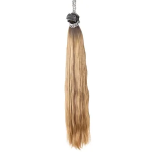 Dark Brown Root + Medium Brown & Blonde